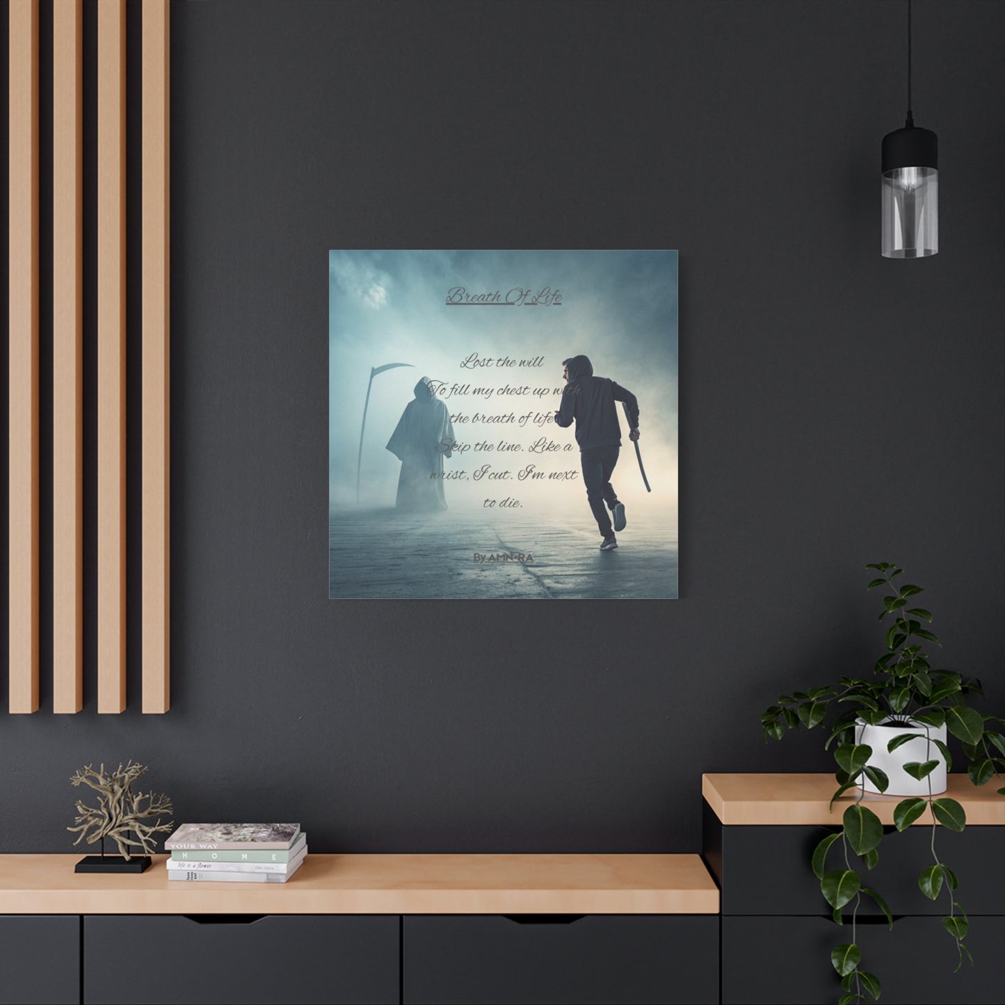 Canvas Poster - Full Color "Breath Of Life" by AMN_RA