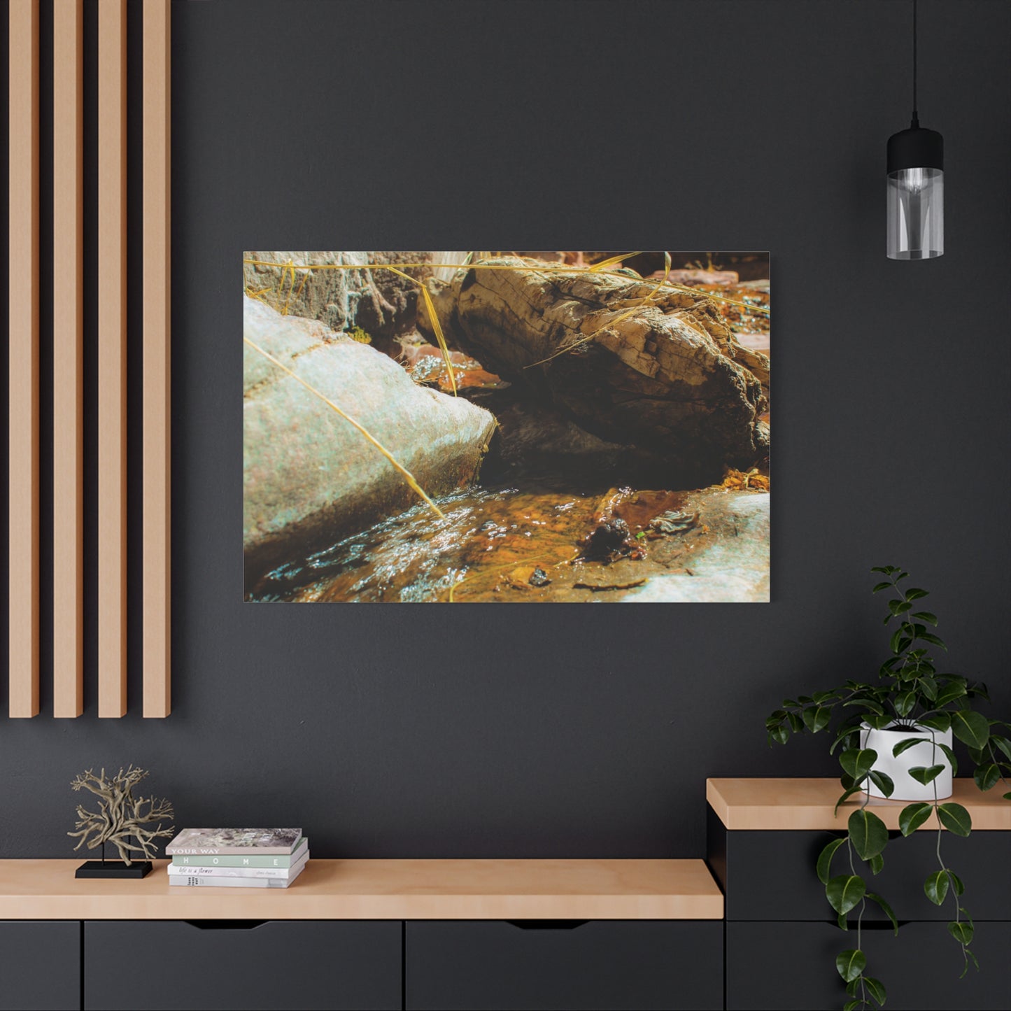 Canvas Print Lazy Log Photography