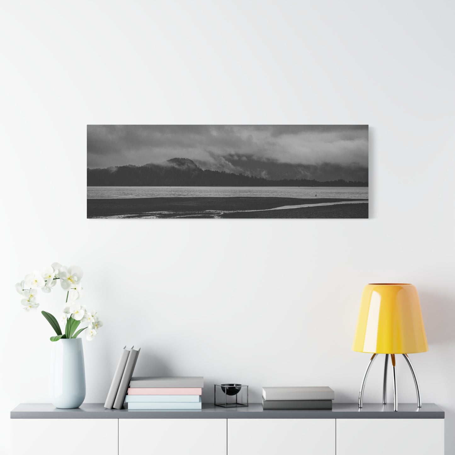 Canvas Print - Foggy Lake Photography