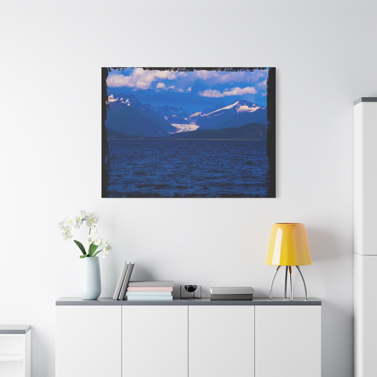 Canvas Print Distant Glacier Photography