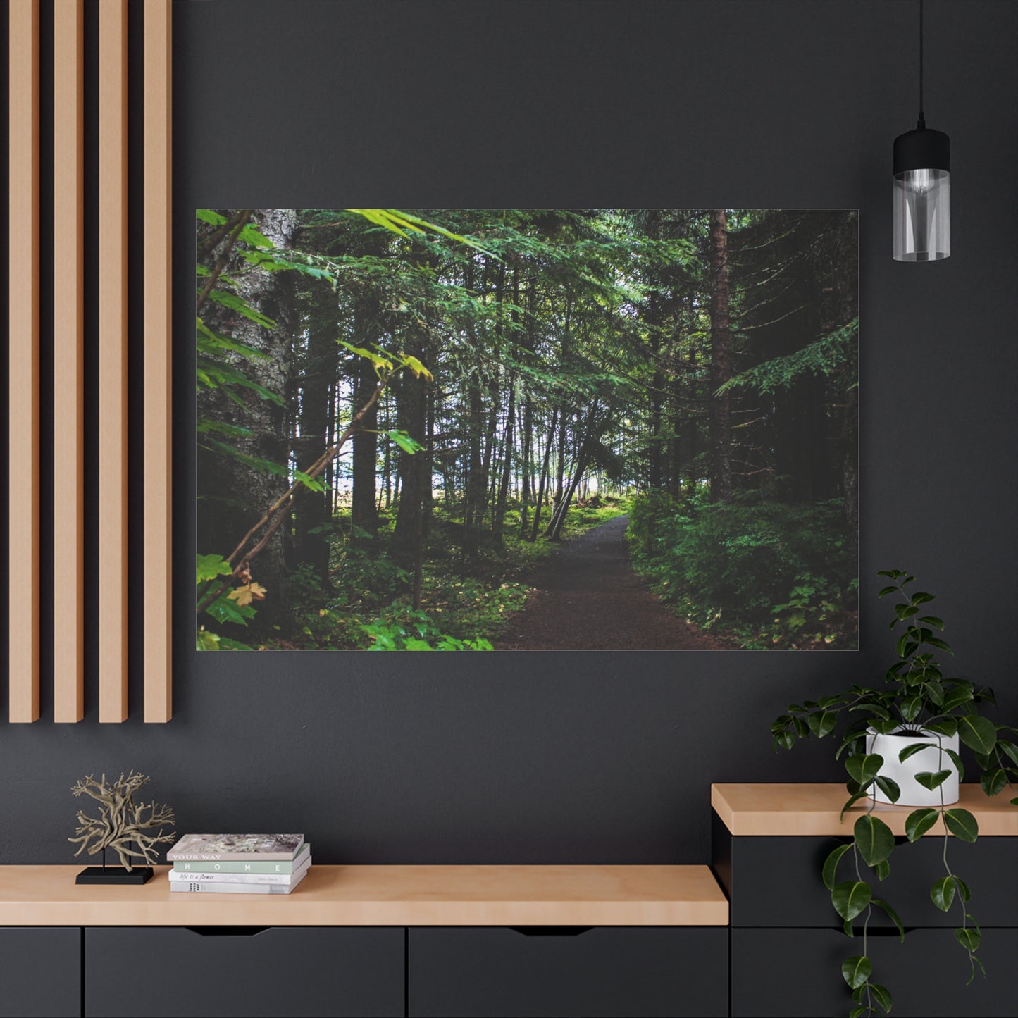 Copy of Canvas Art Print - Trail Through The Trees-Photograph