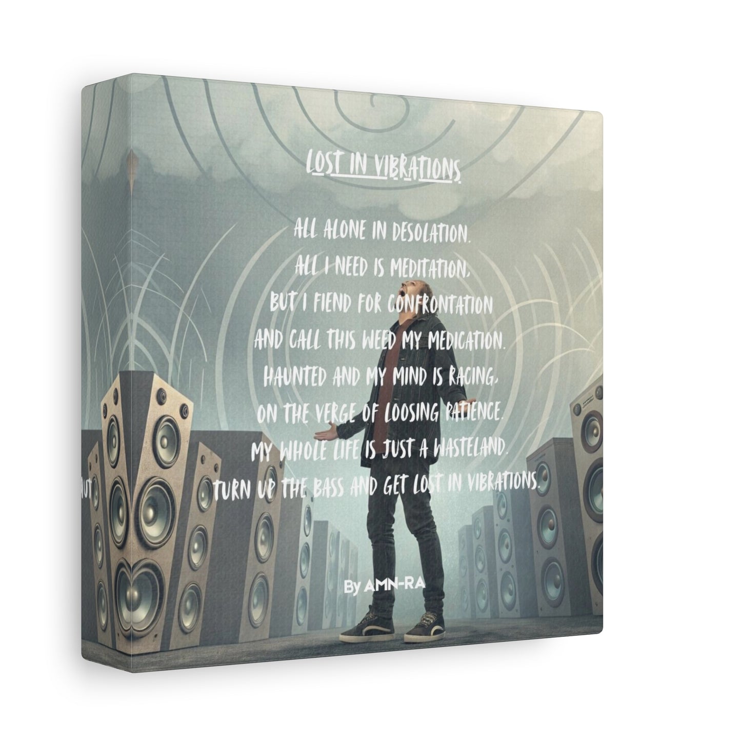 Canvas Print - Lost In Vibrations By AMN-RA