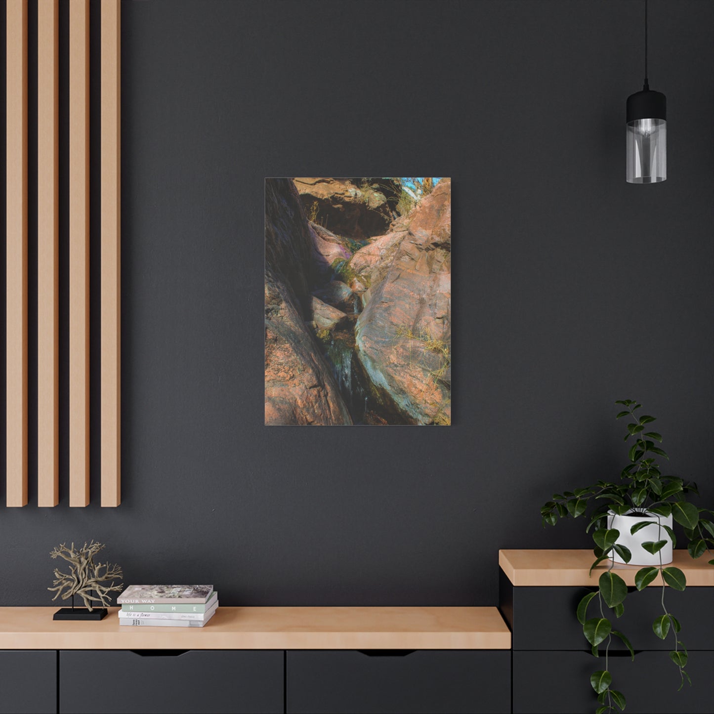 Canvas Print Small Waterfall
