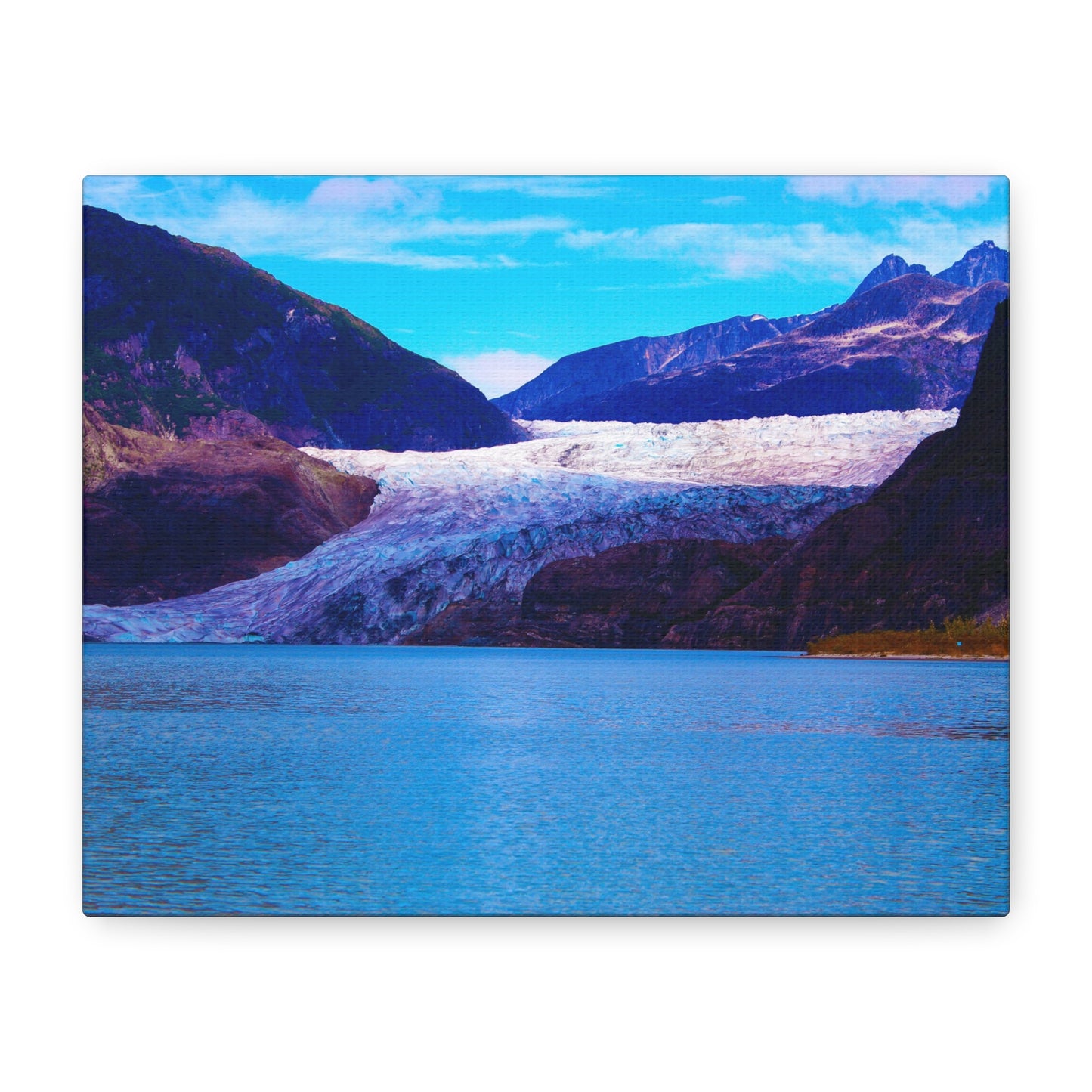 Canvas Print - Gorgeous Glacier Photo