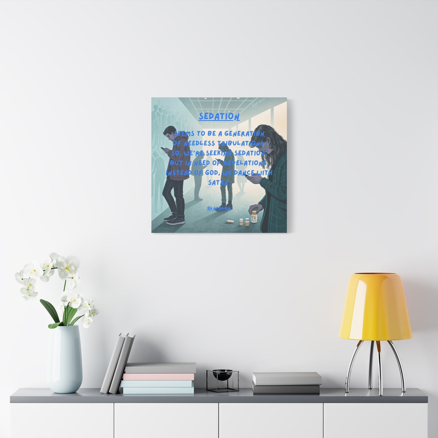 Canvas Poster - Full Color "Sedation" by AMN_RA