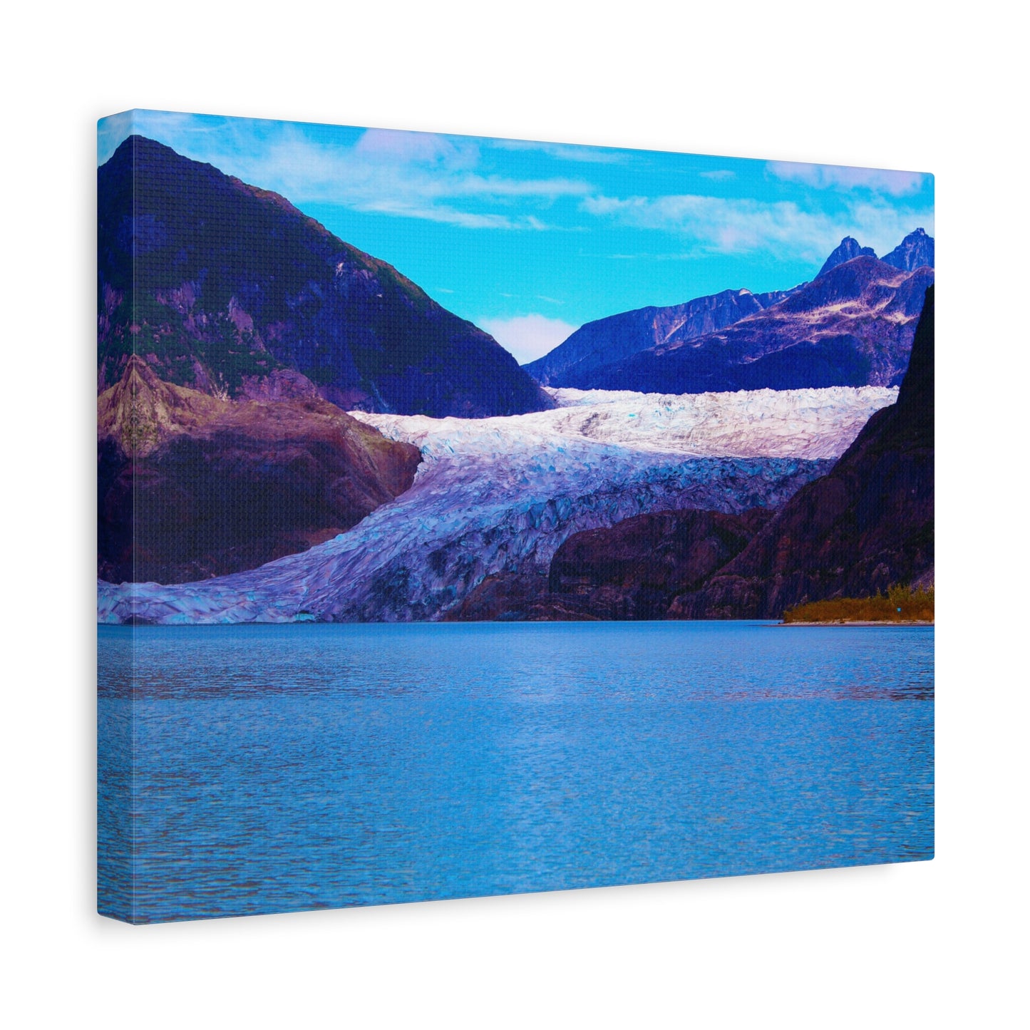 Canvas Print - Gorgeous Glacier Photo