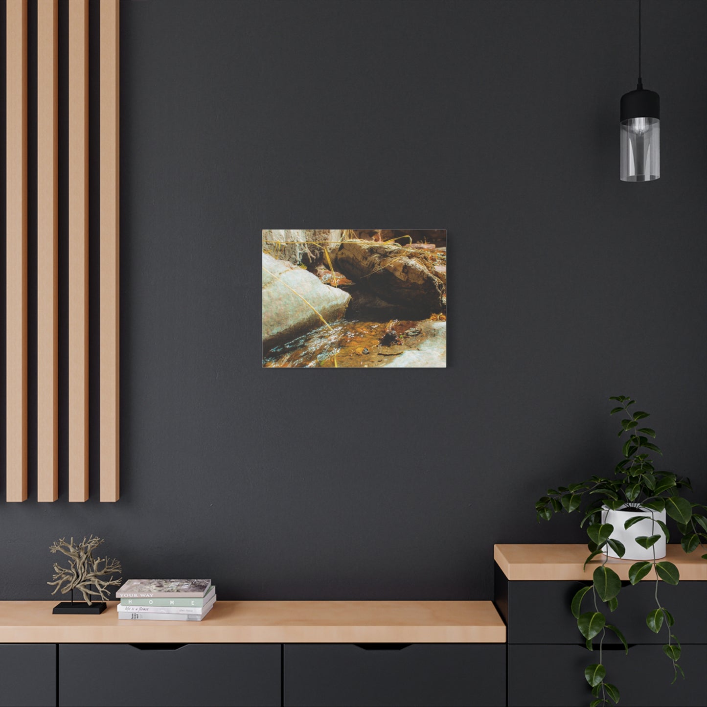 Canvas Print Lazy Log Photography
