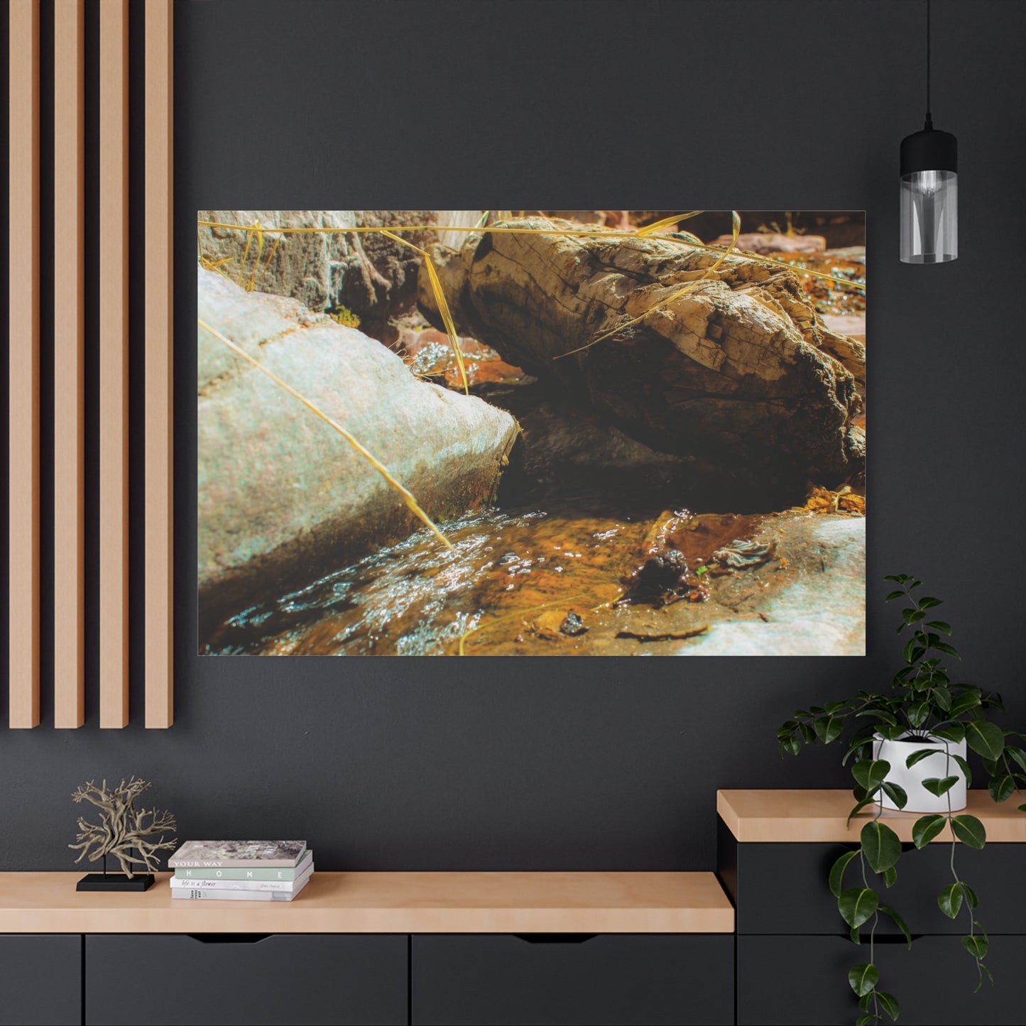 Canvas Print Lazy Log Photography