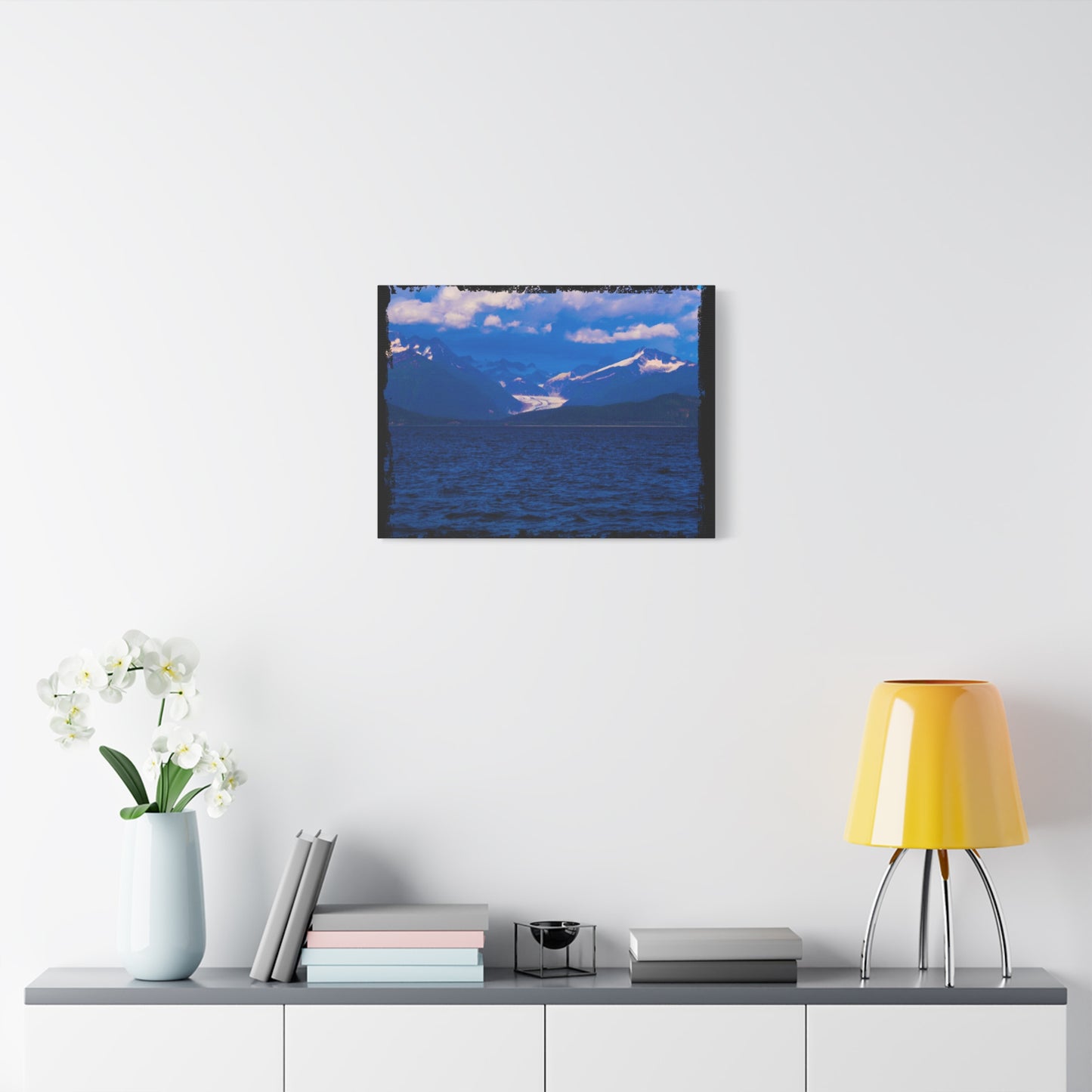 Canvas Print Distant Glacier Photography