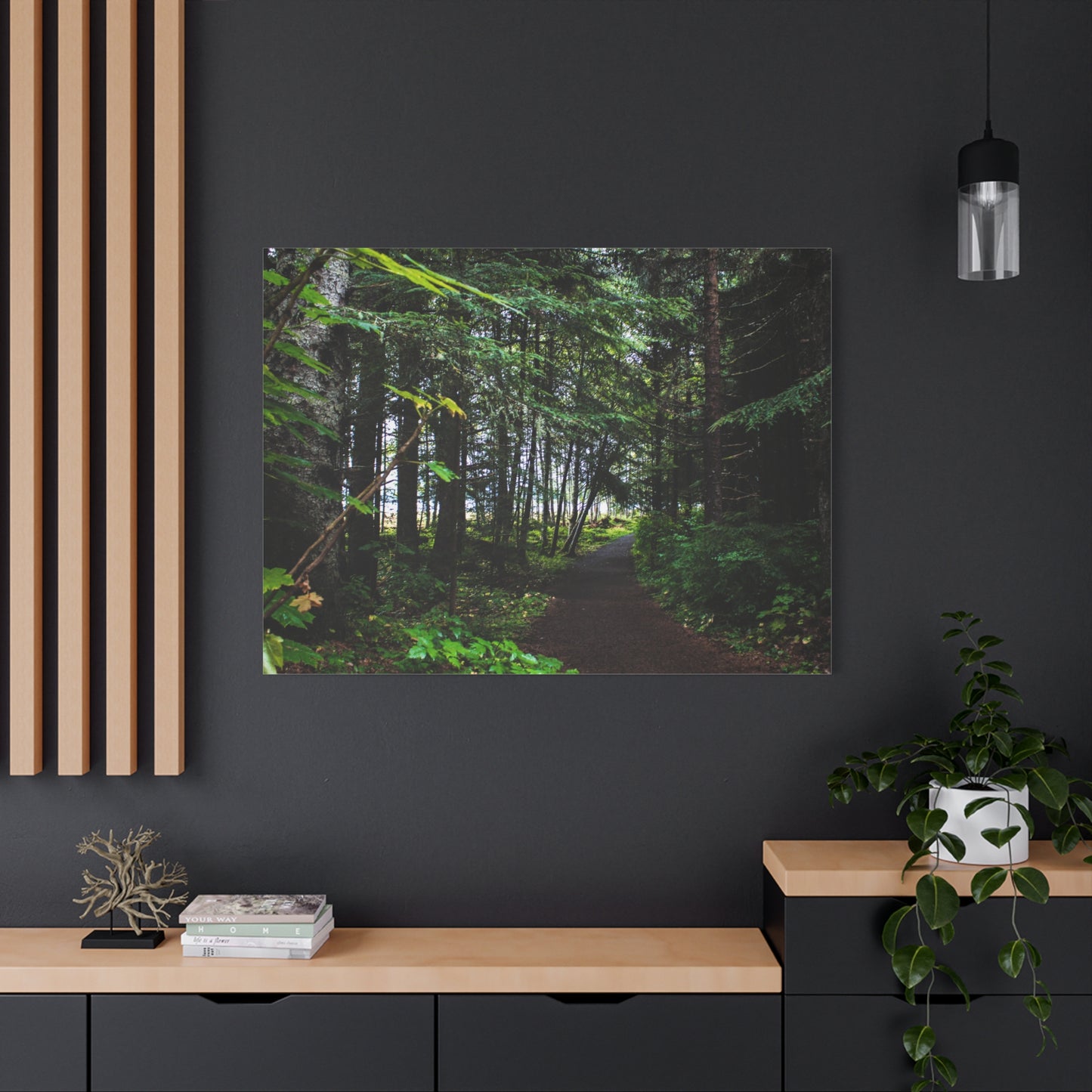 Copy of Canvas Art Print - Trail Through The Trees-Photograph