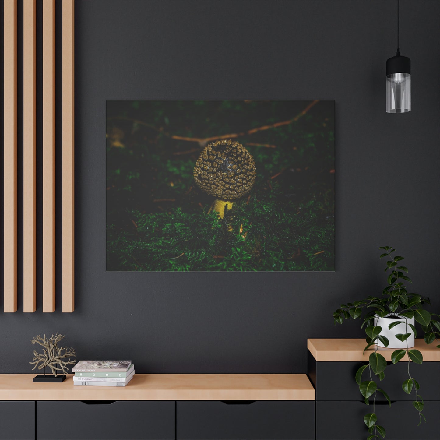 Canvas Print - Micro Mushroom Design
