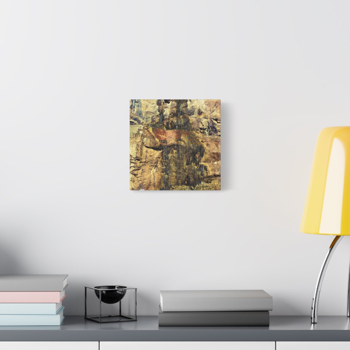 Canvas Wall Art - Mossy Waterfall Photo