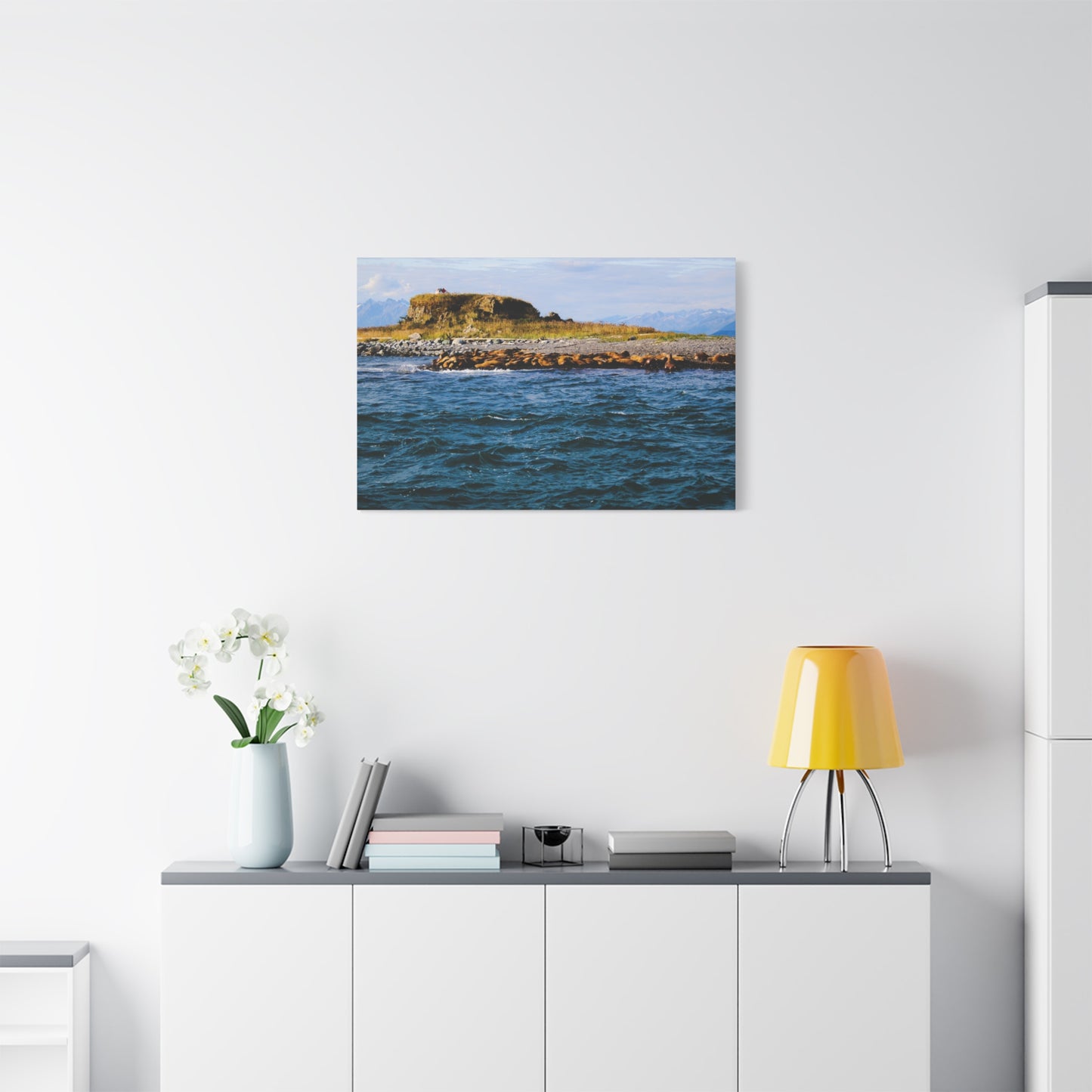 Canvas Print - Photo of Seal Island