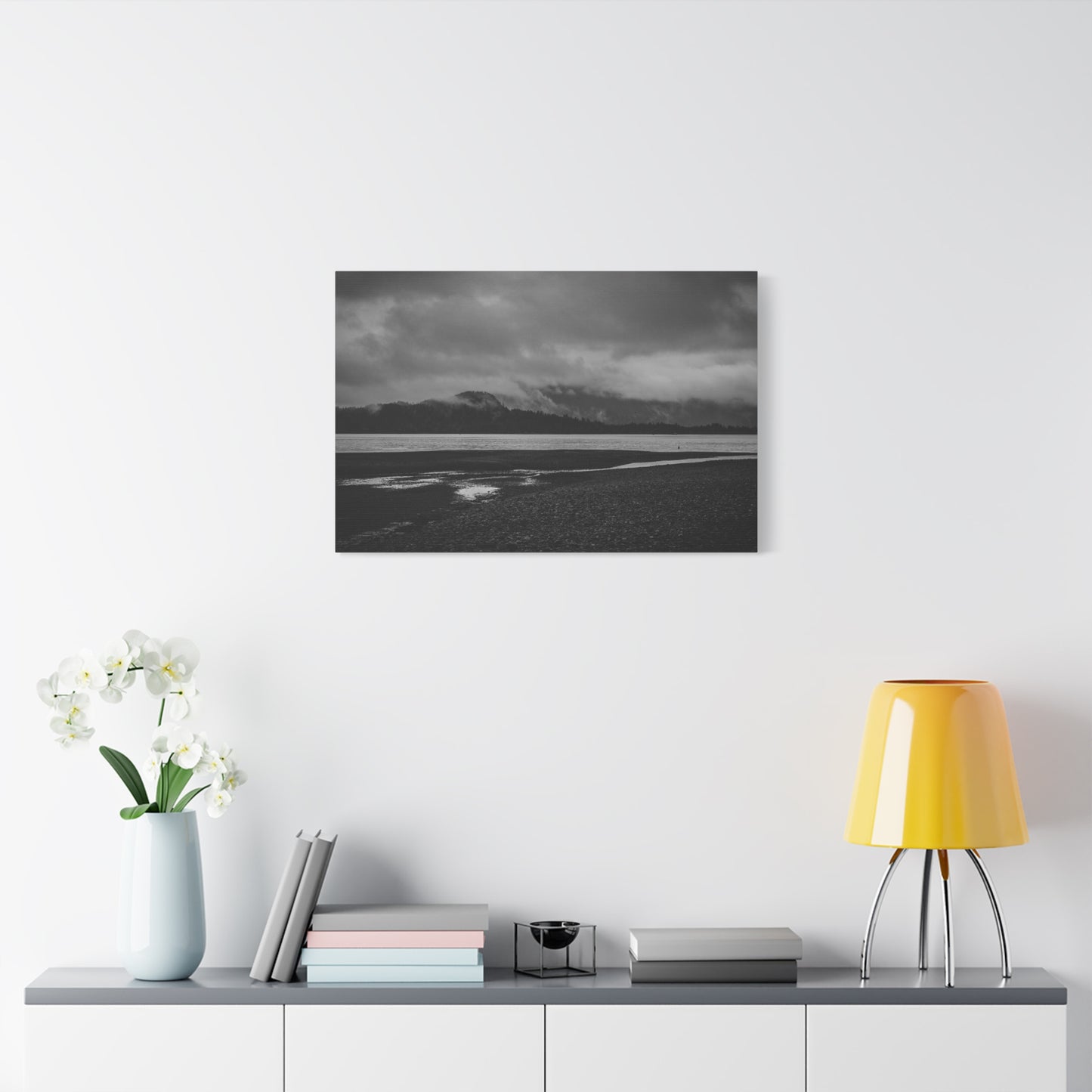 Canvas Print - Foggy Lake Photography