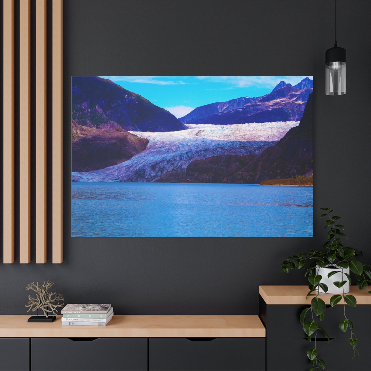 Canvas Print - Gorgeous Glacier Photo