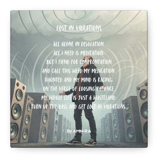 Canvas Print - Lost In Vibrations By AMN-RA