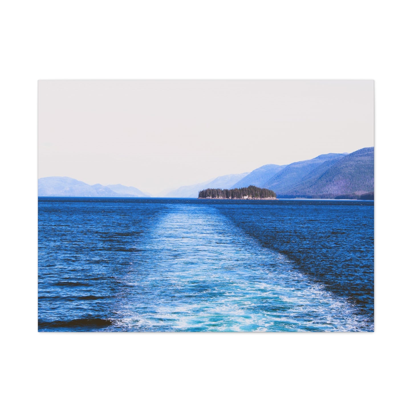 Canvas Print - Wake in Water Photo