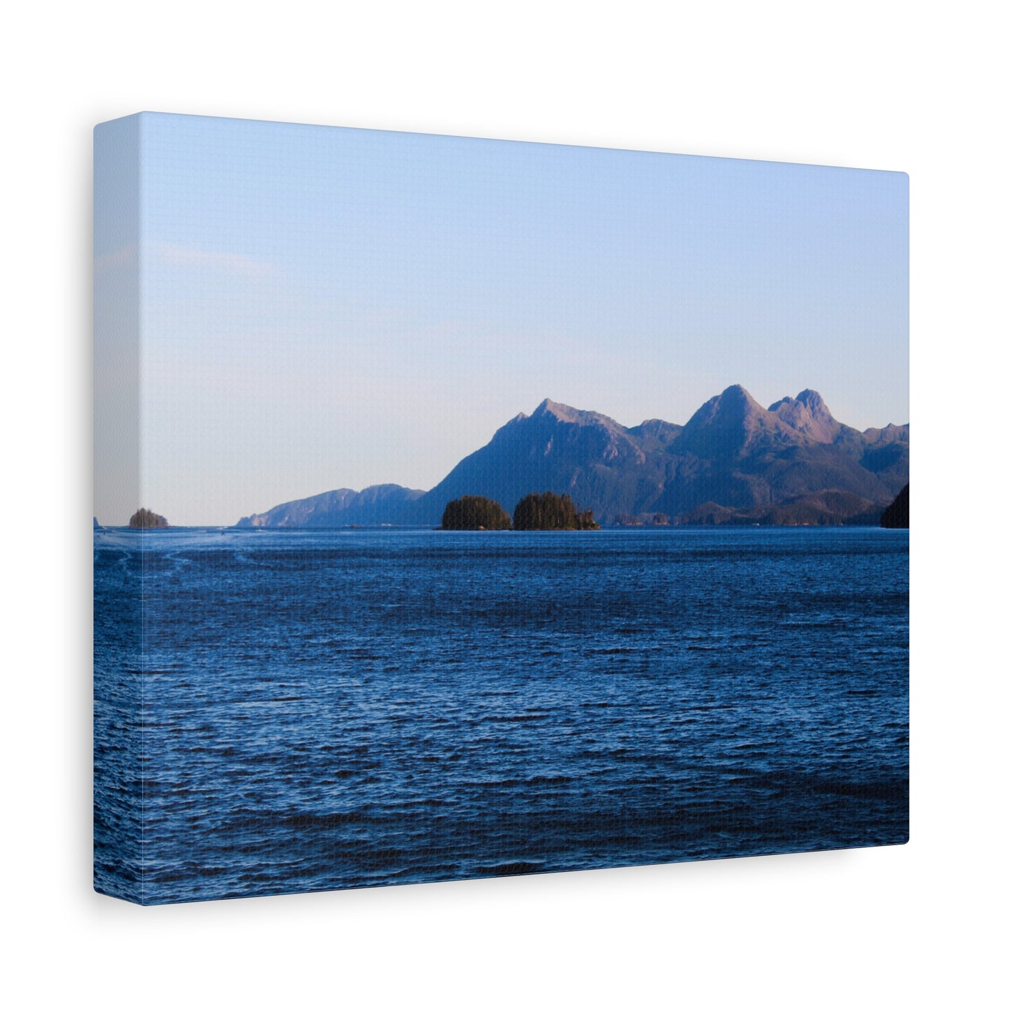 Canvas Print - Where the Mountains Meet the Ocean Photo