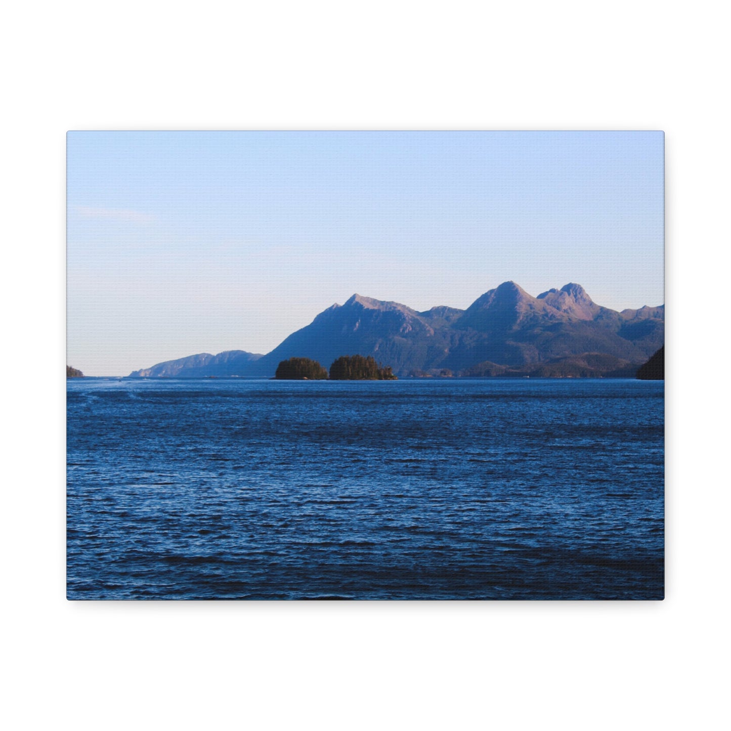 Canvas Print - Where the Mountains Meet the Ocean Photo