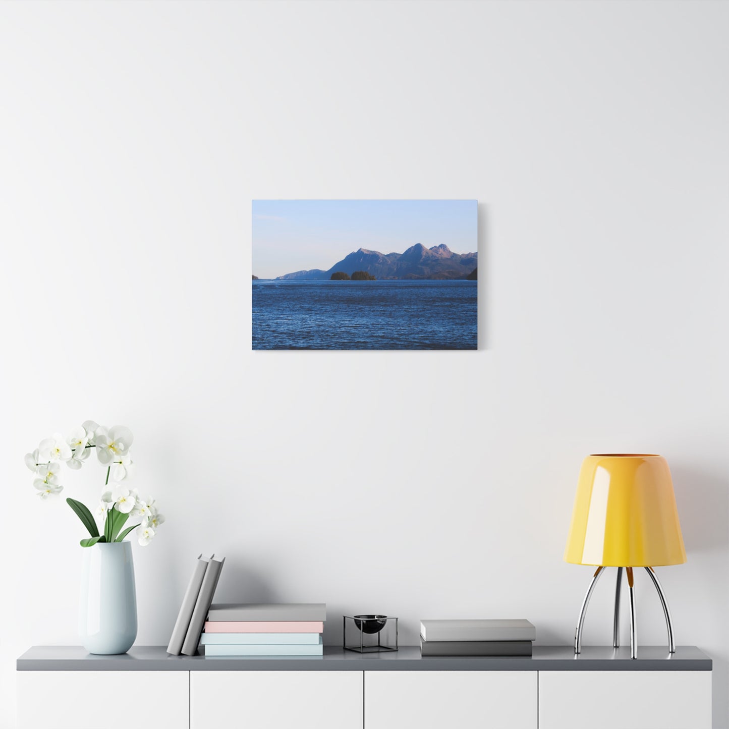 Canvas Print - Where the Mountains Meet the Ocean Photo