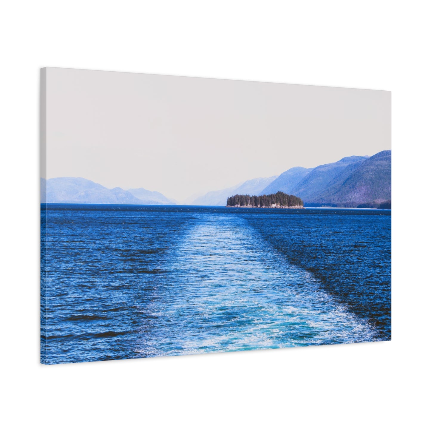 Canvas Print - Wake in Water Photo