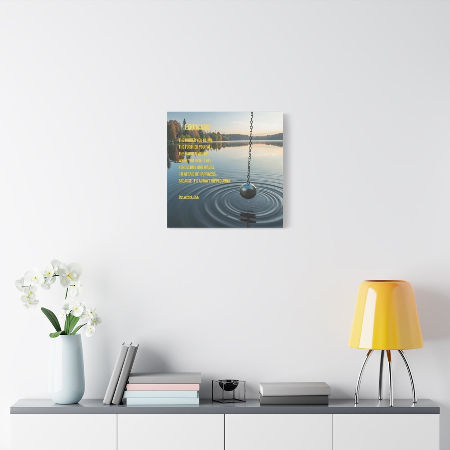 Canvas Poster - Full Color "Pendulums" by AMN_RA