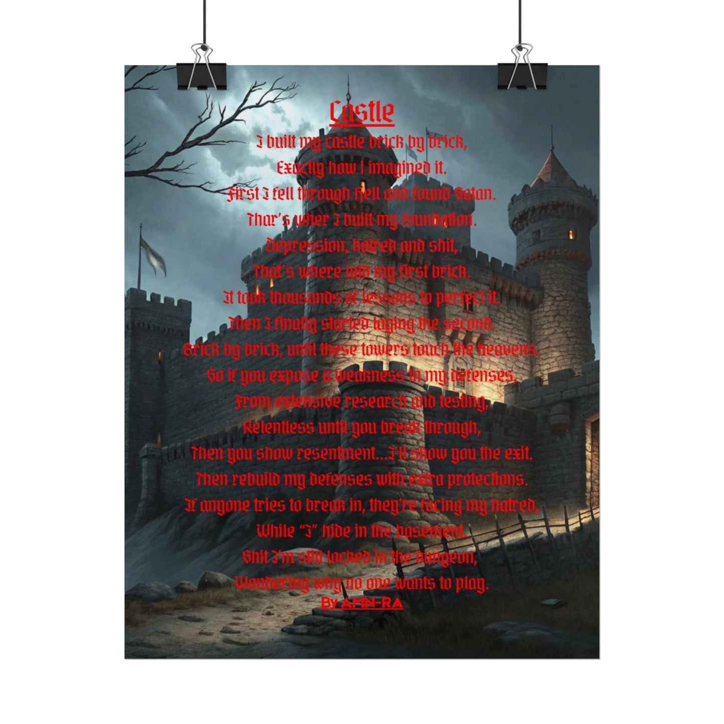 Print Poster - Castle - By AMN-RA