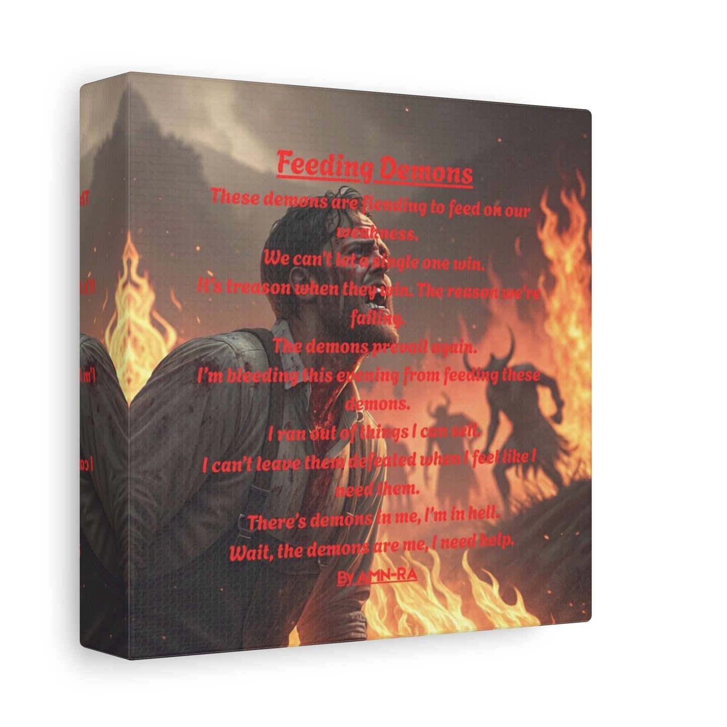 Canvas Print - Feeding Demons - By AMN-RA