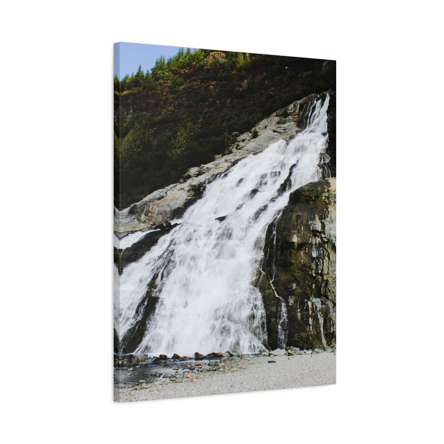 Canvas Print - Mighty Waterfall Photo