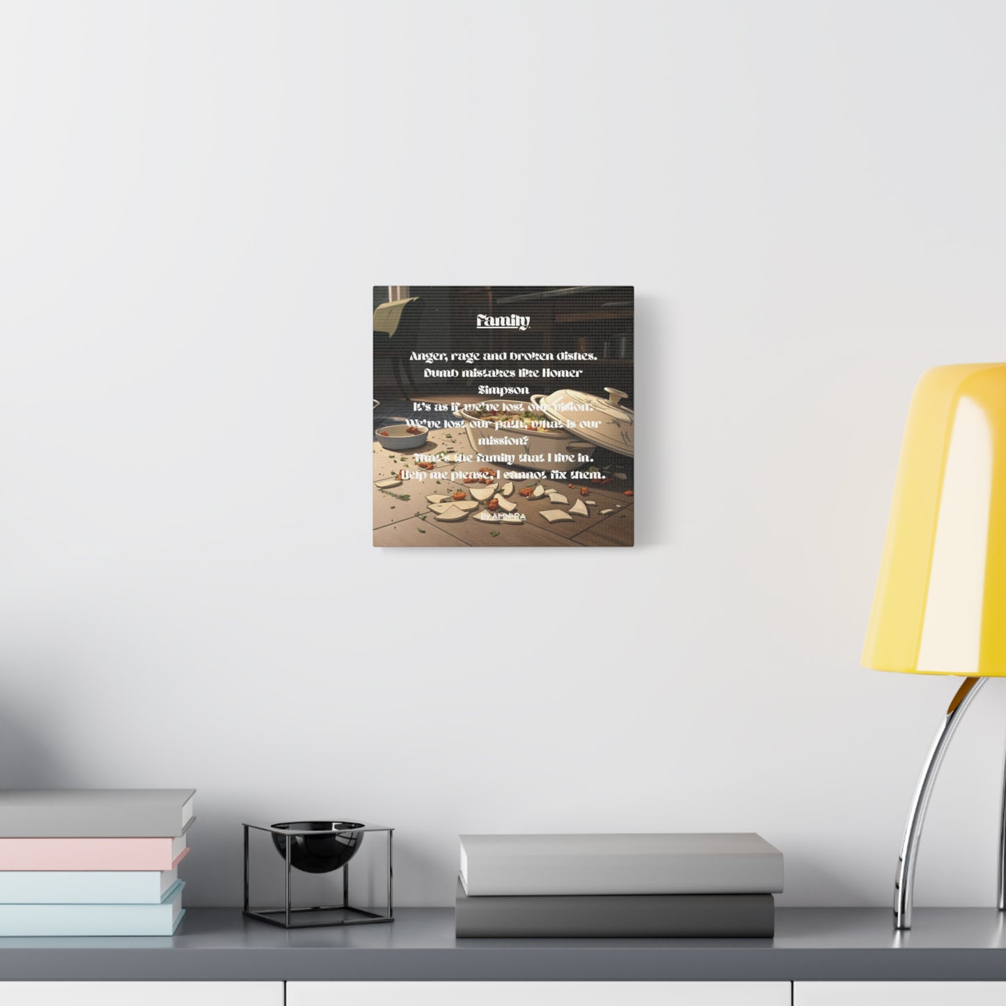 Canvas Print: Family Poem by AMN-RA