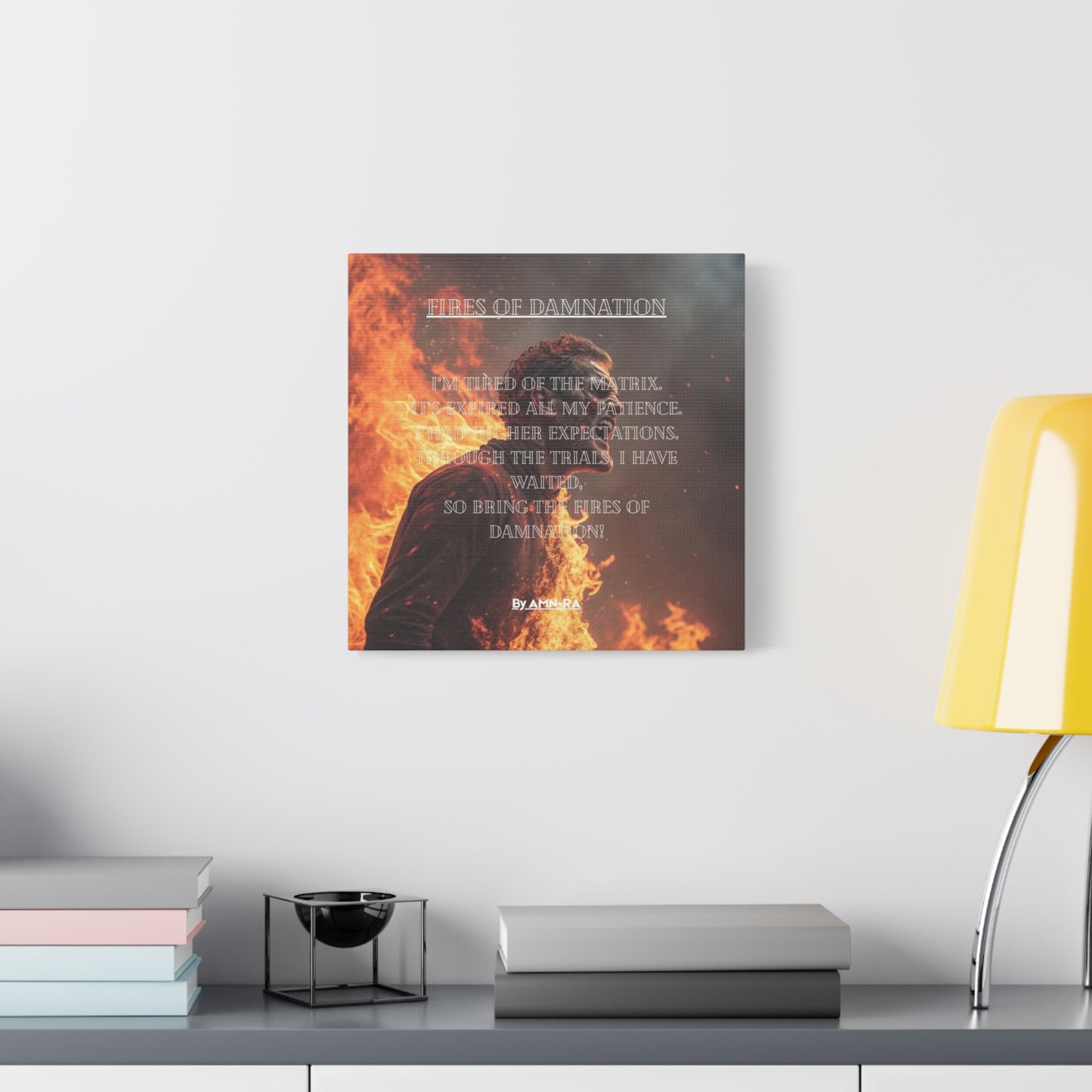 Canvas Print - Fires of Damnation By AMN-RA