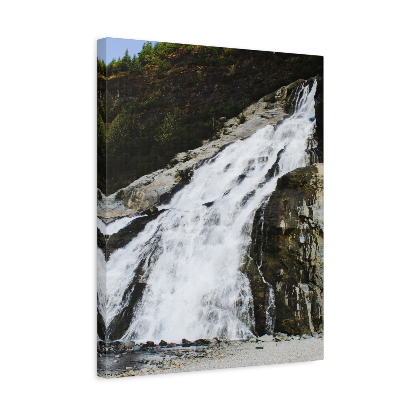 Canvas Print - Mighty Waterfall Photo