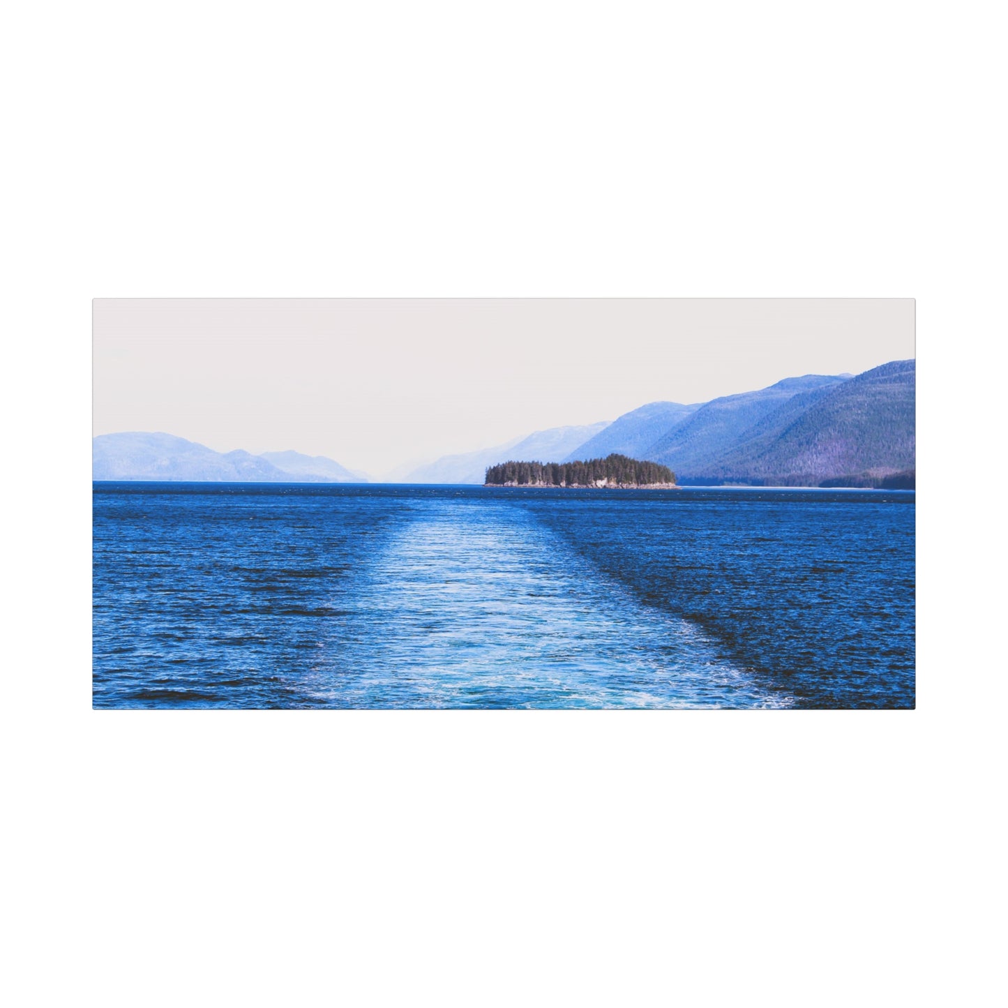 Canvas Print - Wake in Water Photo