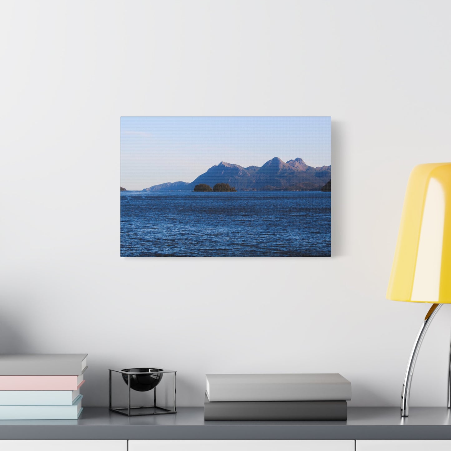 Canvas Print - Where the Mountains Meet the Ocean Photo