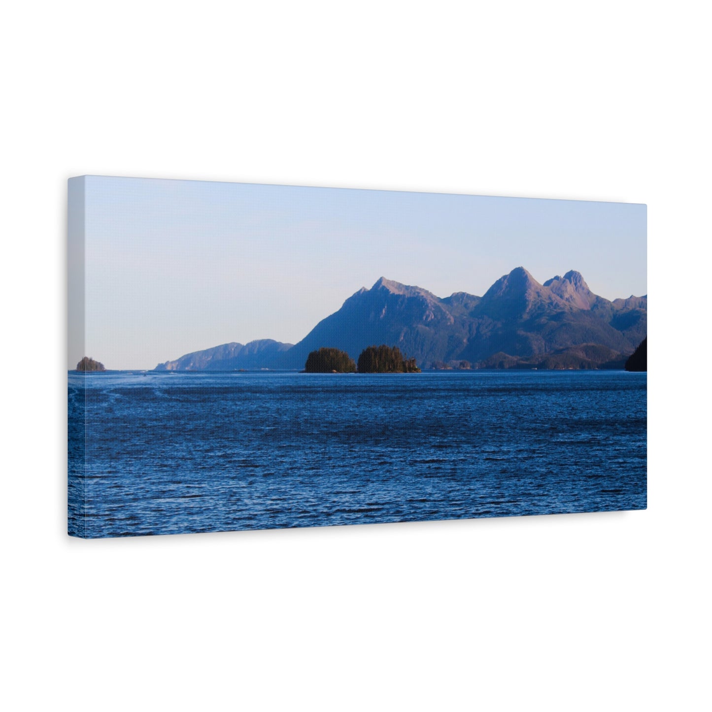 Canvas Print - Where the Mountains Meet the Ocean Photo