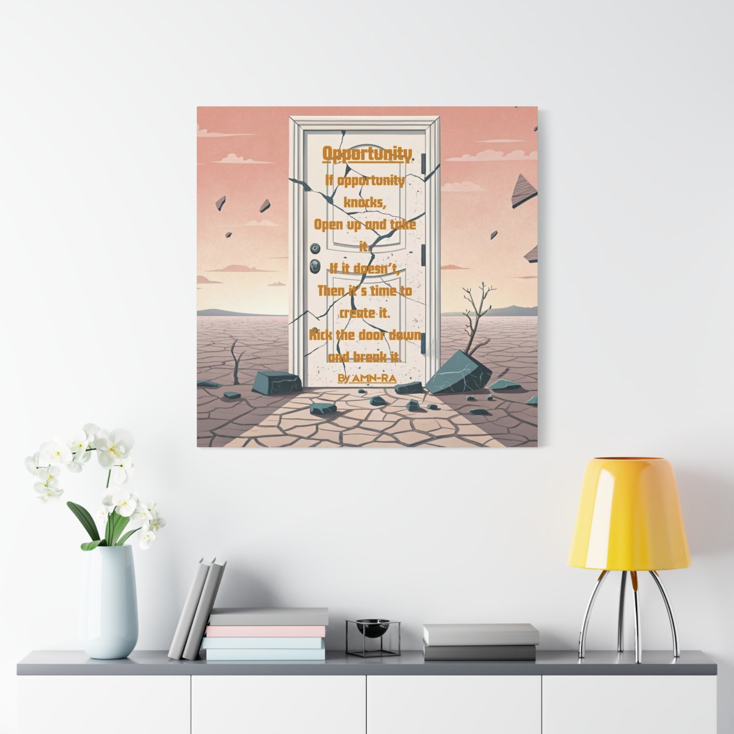 Canvas Print Poetry - Opportunity - By AMN-RA