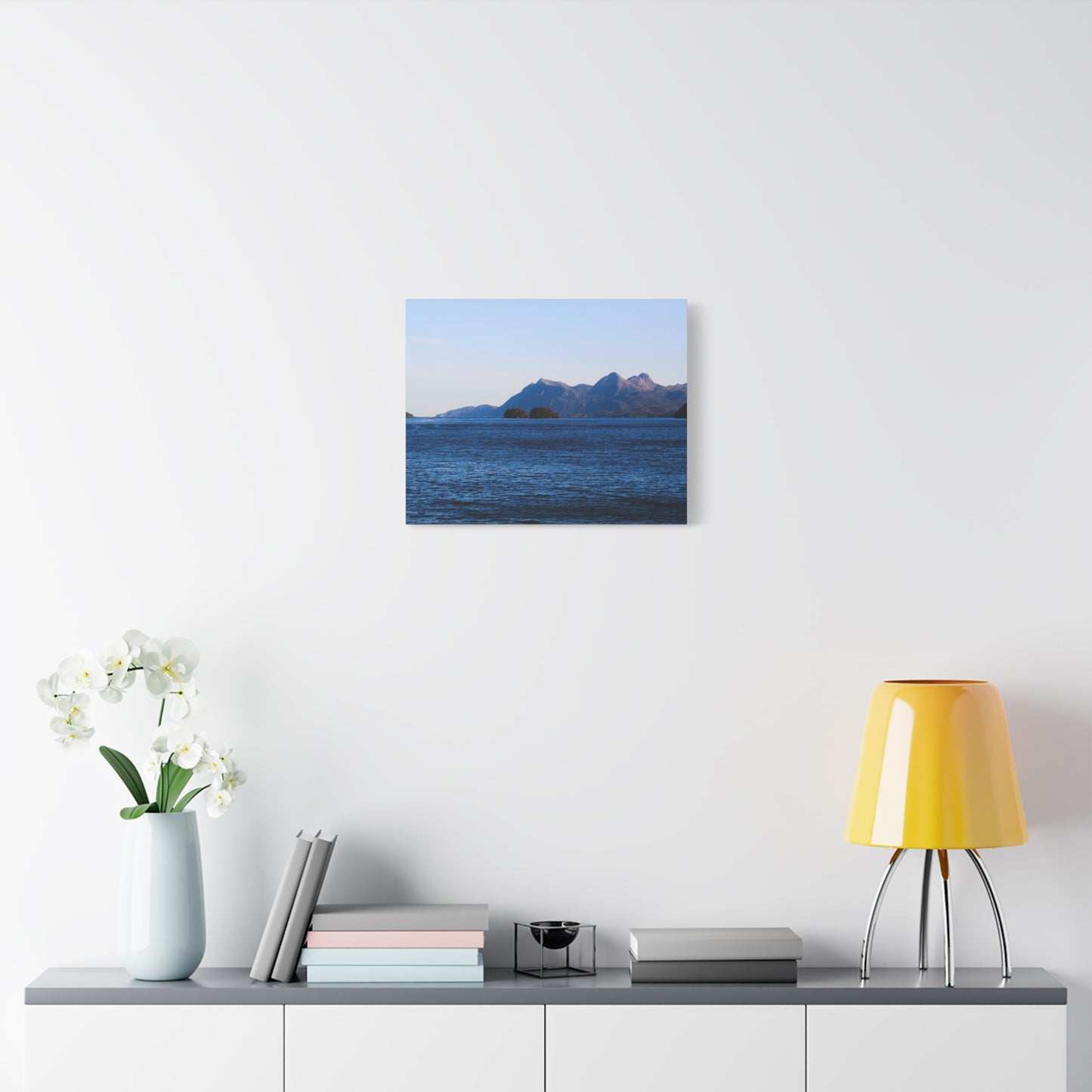 Canvas Print - Where the Mountains Meet the Ocean Photo