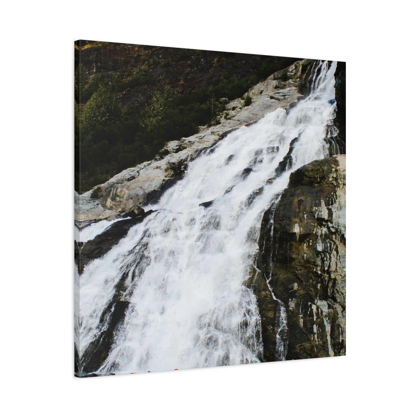 Canvas Print - Mighty Waterfall Photo