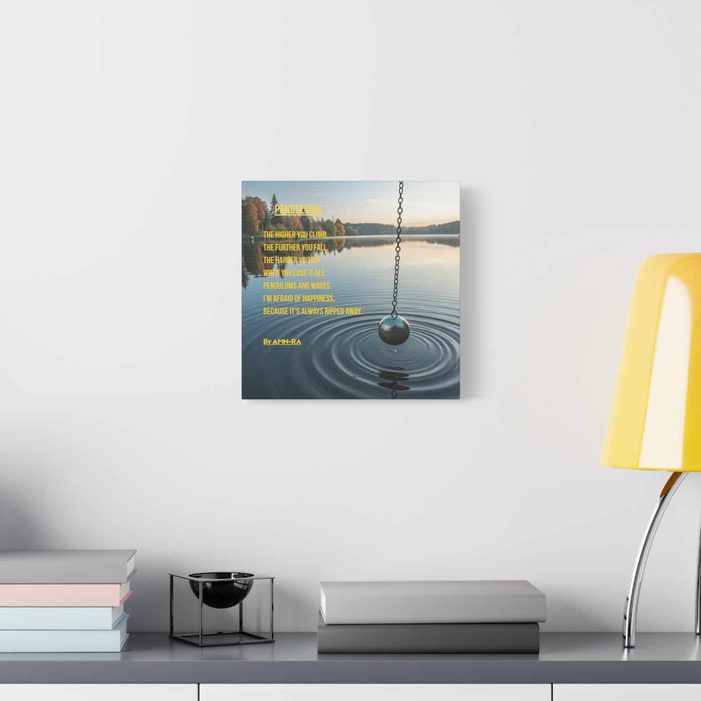 Canvas Poster - Full Color "Pendulums" by AMN_RA