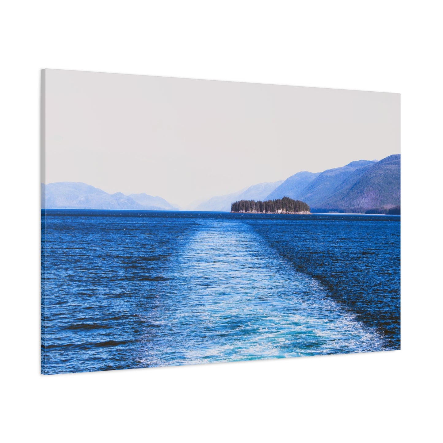Canvas Print - Wake in Water Photo