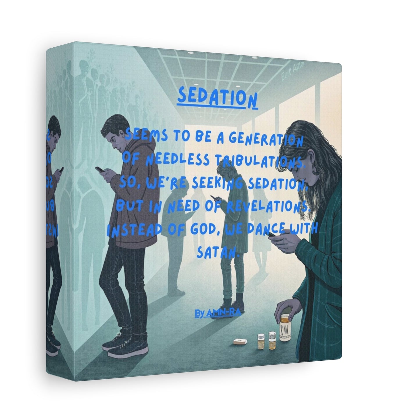 Canvas Poster - Full Color "Sedation" by AMN_RA