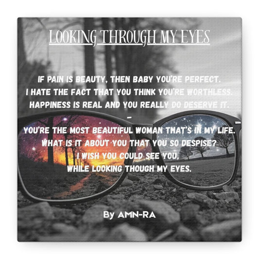 Canvas Poster - Full Color "Looking Through My Eyes" by AMN_RA