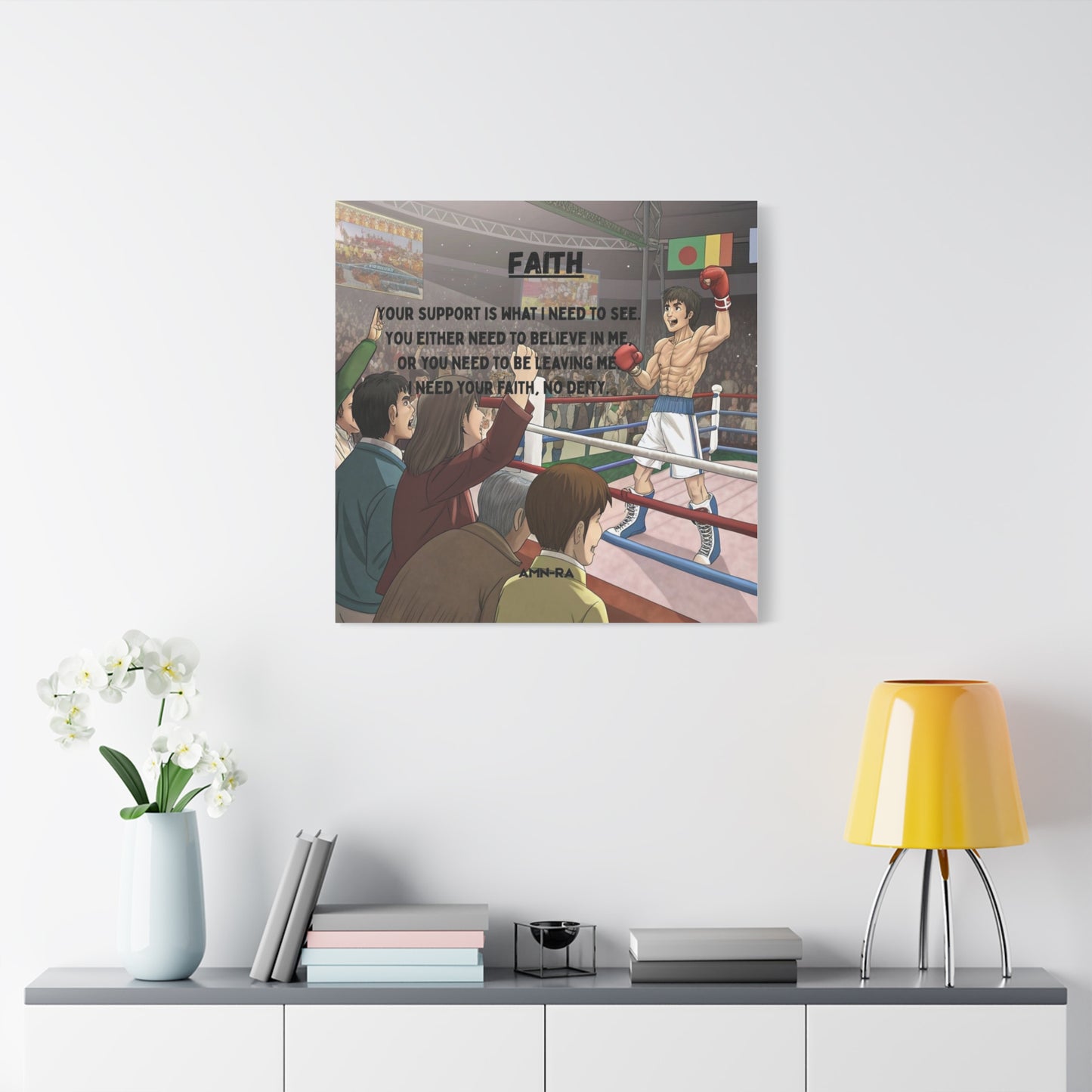Canvas Poster - Full Color "Faith" by AMN_RA
