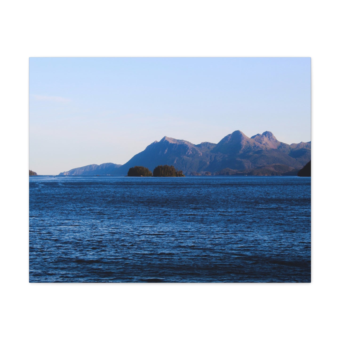 Canvas Print - Where the Mountains Meet the Ocean Photo