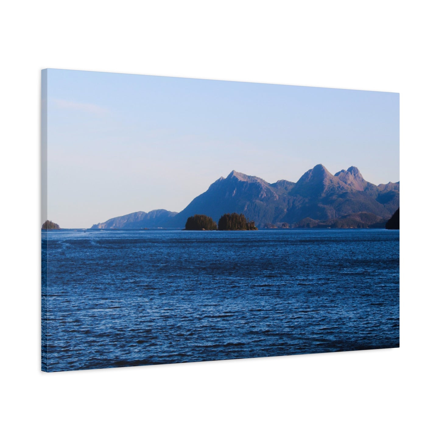 Canvas Print - Where the Mountains Meet the Ocean Photo