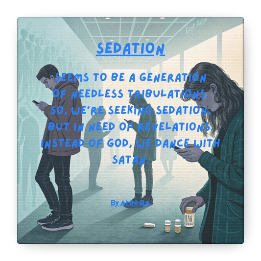 Canvas Poster - Full Color "Sedation" by AMN_RA