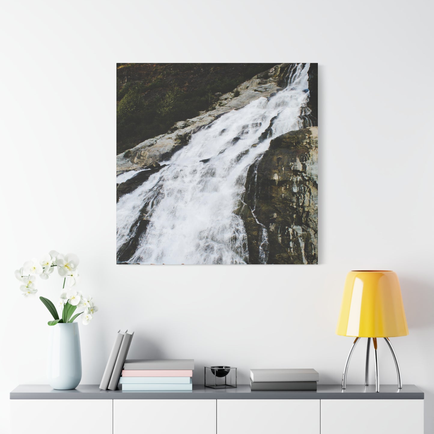 Canvas Print - Mighty Waterfall Photo