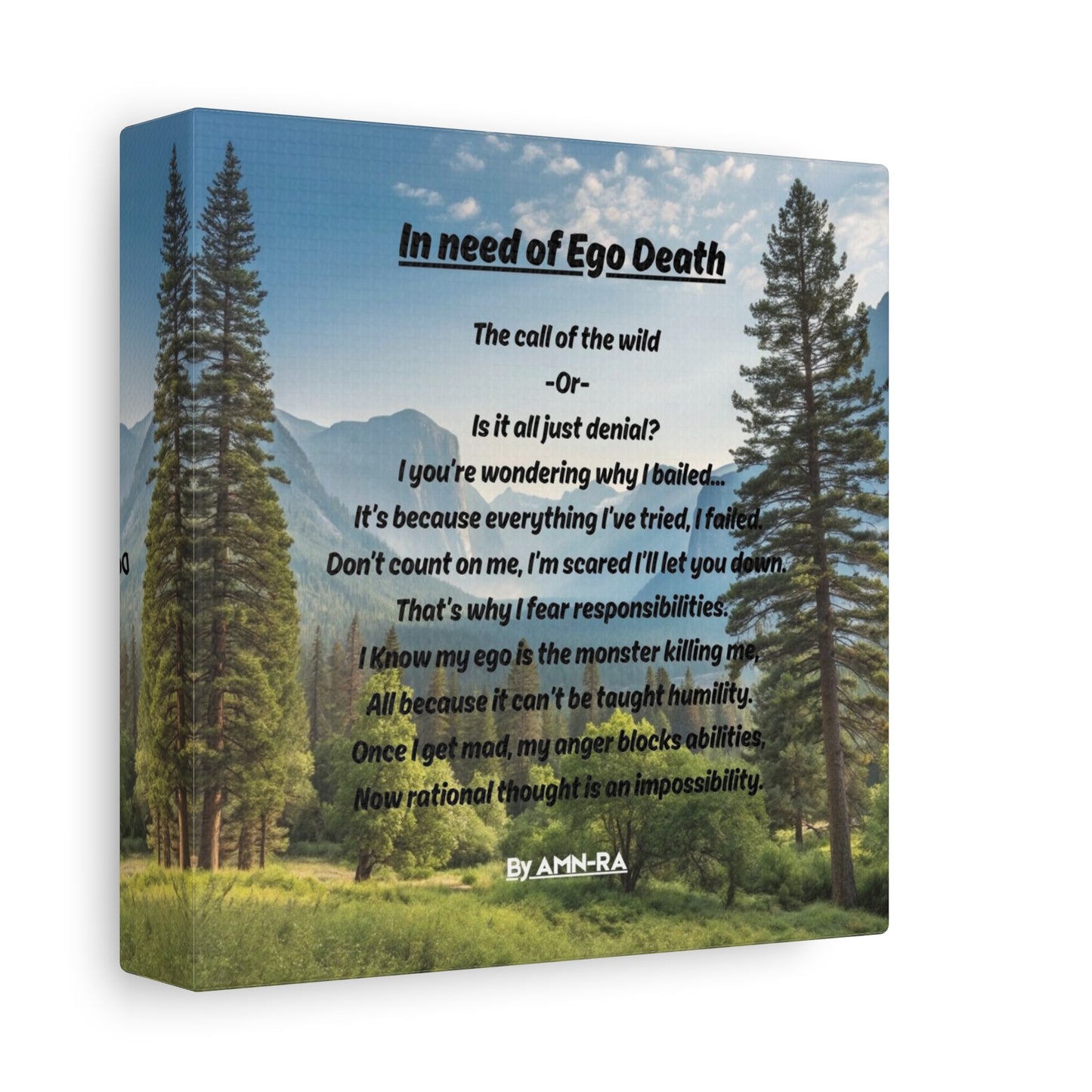 Canvas Print - In Need Of Ego Death - By AMN-RA