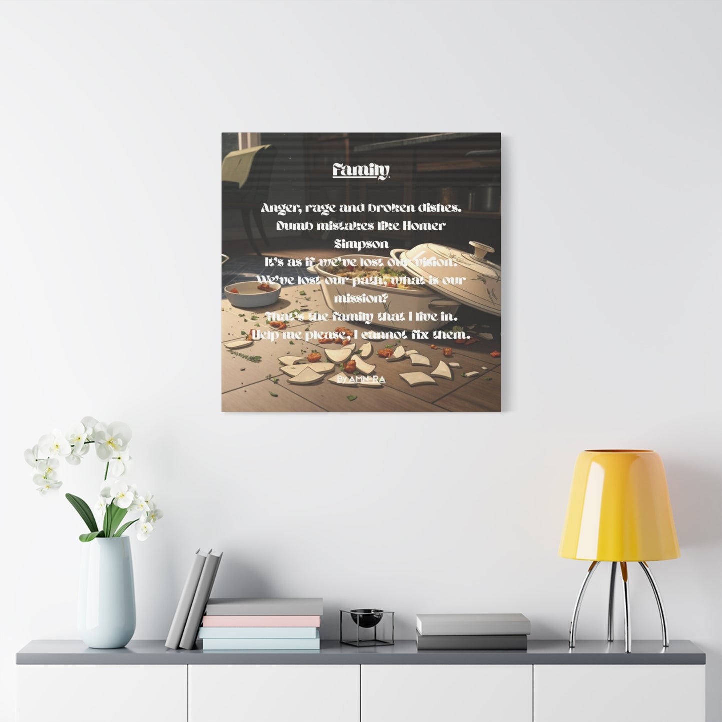 Canvas Print: Family Poem by AMN-RA