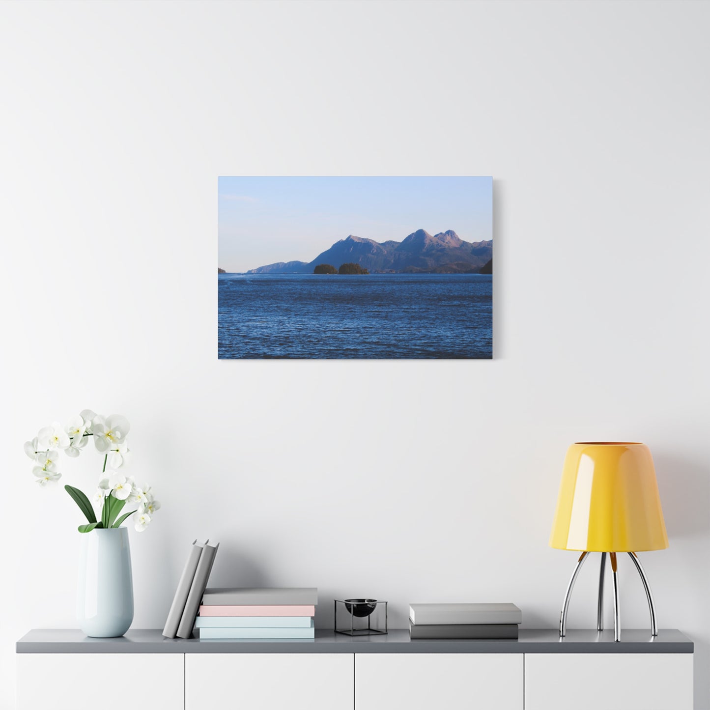 Canvas Print - Where the Mountains Meet the Ocean Photo